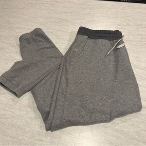 Vuori Men's Jogger Sweats, Grey - Measurements shown
